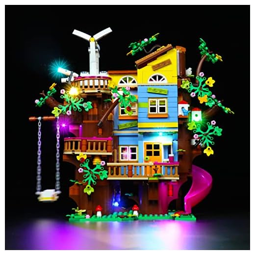 LocoLee Led Licht Kompatibel mit Lego Friendship Tree House, Led Beleuchtungs Set Compatible with Lego 41703 Friends Friendship Tree House - Nur Lichter, Kein Modell