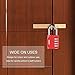 2 Pack Combination Lock 4 Digit, Diyife Outdoor Waterproof Padlock for School Gym Locker, Fence, Toolbox, Gate, Case, Red