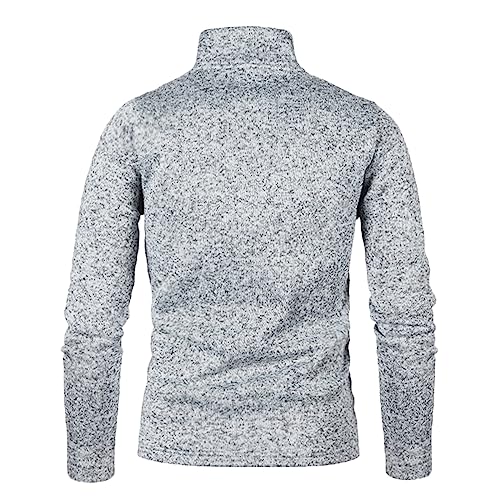 Mens Casual Slim Fit Sweaters Slim Fit Pullover Knitted Lightweight Sweater Long Sleeve Solid Fashion Polo Tops3