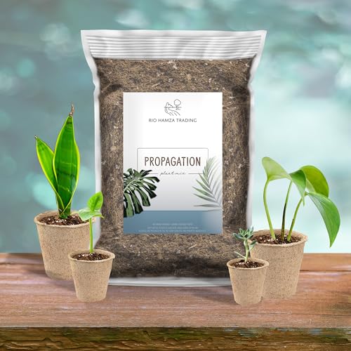 Planting Mix for Plant Propagation (4 Quarts), Hand Blended Soilless Mix for Propagating Plants, House Plants, and More