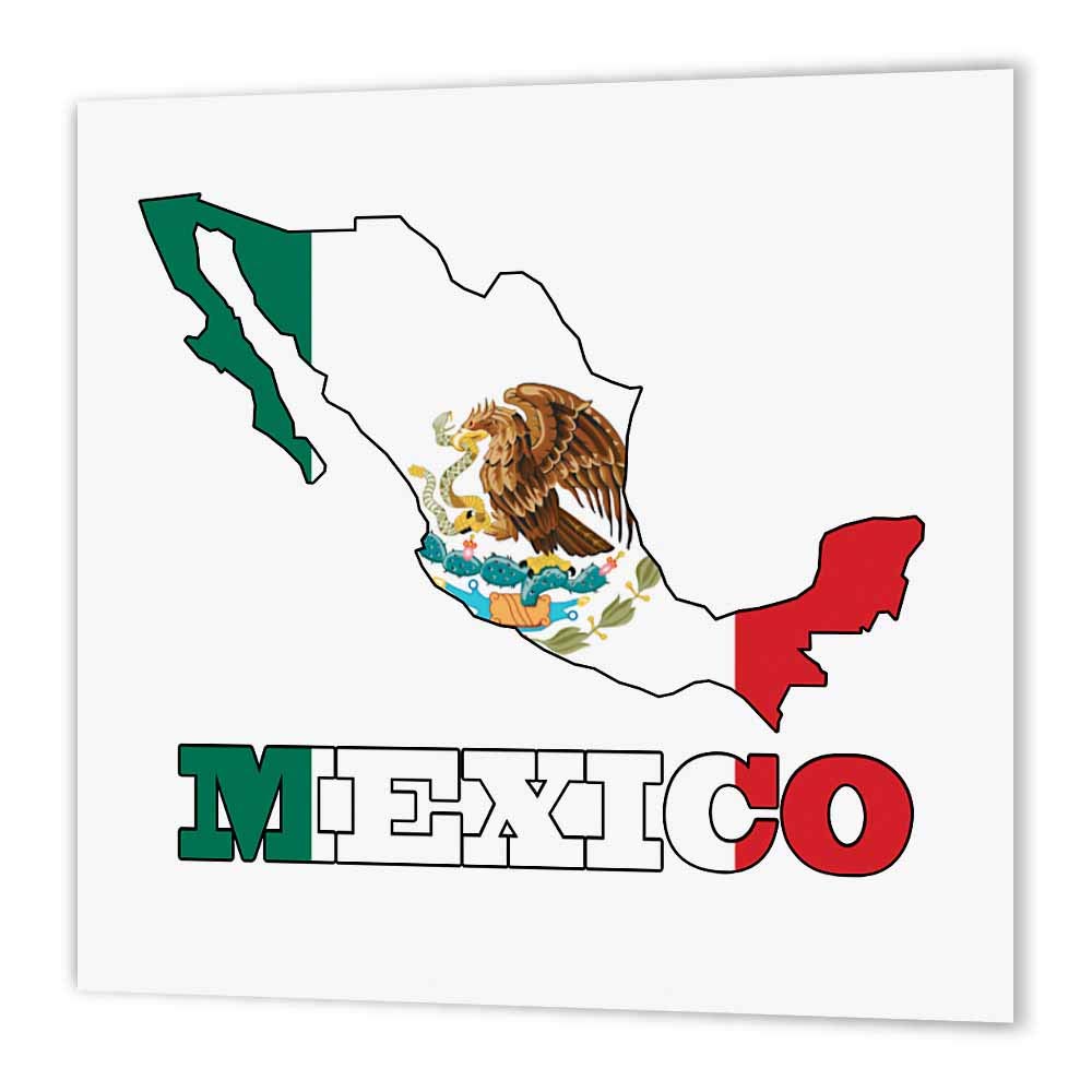 Outline Of Mexico Flag Mexican Flag/map/territory Stock Illustration