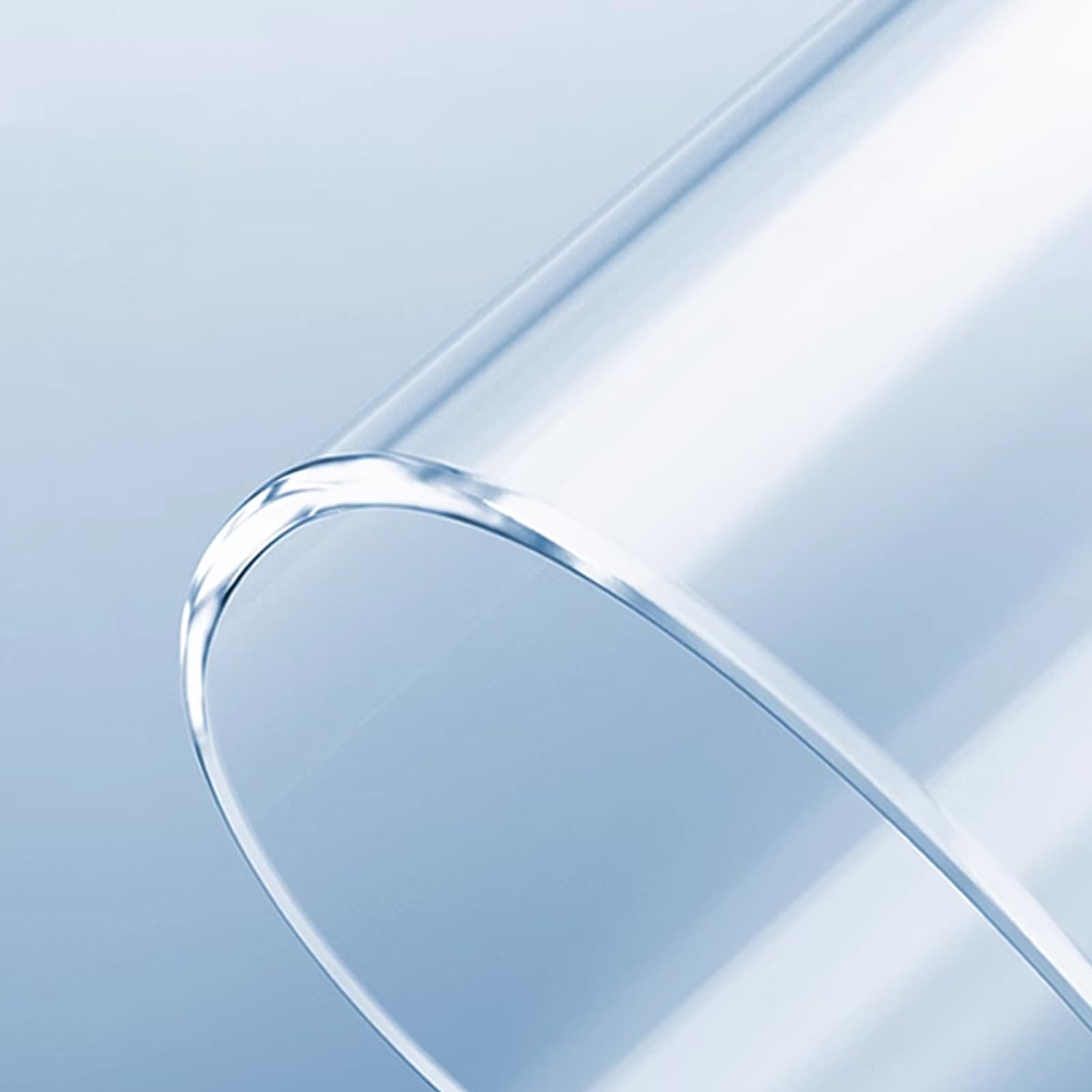 PVC Clear Table Protector 1.5mm PVC Clear Table Cover, No Shrinkage, Water proof, High Temp Resistant, Multiple Sizes(150x150cm/59x59in)