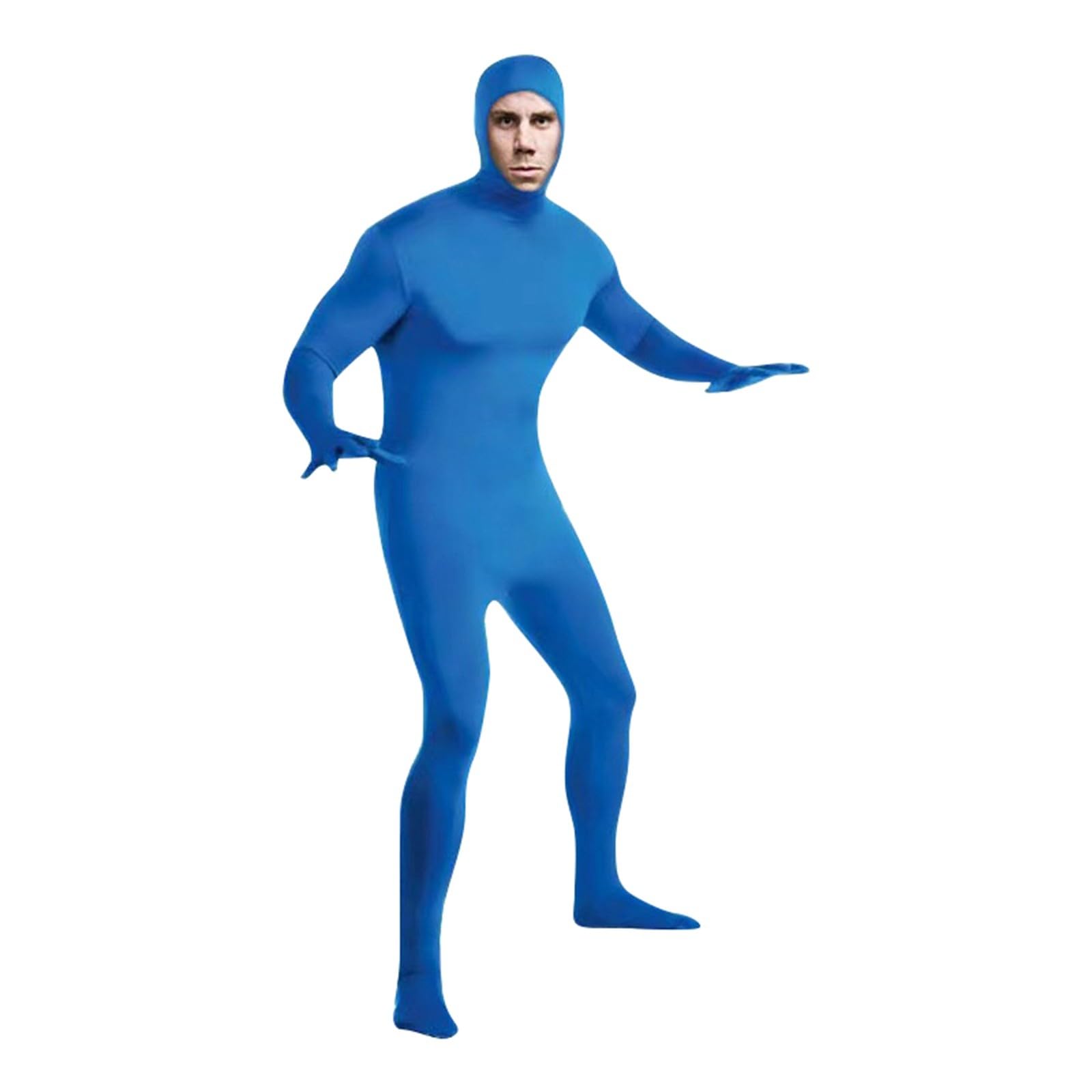 Orange Morph Suit for Adults, Stretchy Full Body Costume for Halloween
