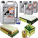 Produktbild QR-PARTS 69320286 Filter Set Inspektionspaket 8 Liter Motoröl Top Tec 4200 5W-30 MANN-FILTER Innenraumfilter Luftfilter Ölfilter