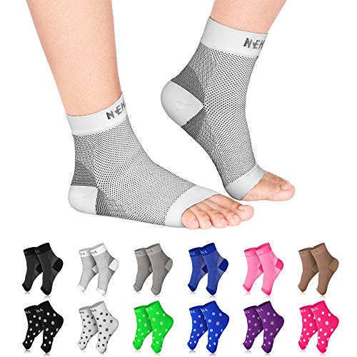 NEWZILL Plantar Fasciitis Socks with Arch Support, Best 24/7 Foot Care Compression Sleeve