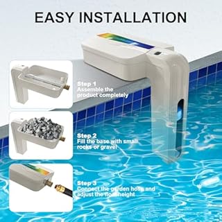 LAJBZ Automatic Pool Filler, Pool Water Level Controller - Adjustable Float Valve, No Power Needed, Prevents Water Loss & Pump Damage, Durable & Easy to Install for Pools, Spas & Fountains