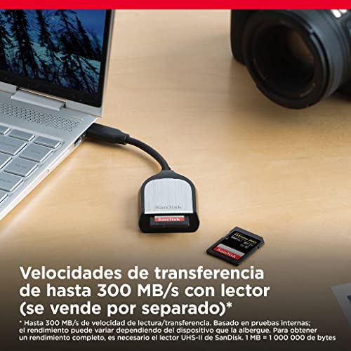 Ficha técnica SanDisk Extreme PRO tarjeta de memoria SDXC de 256GB hasta 300MB/s UHS-II Class 10 V90 U3 - Fernando Cortés