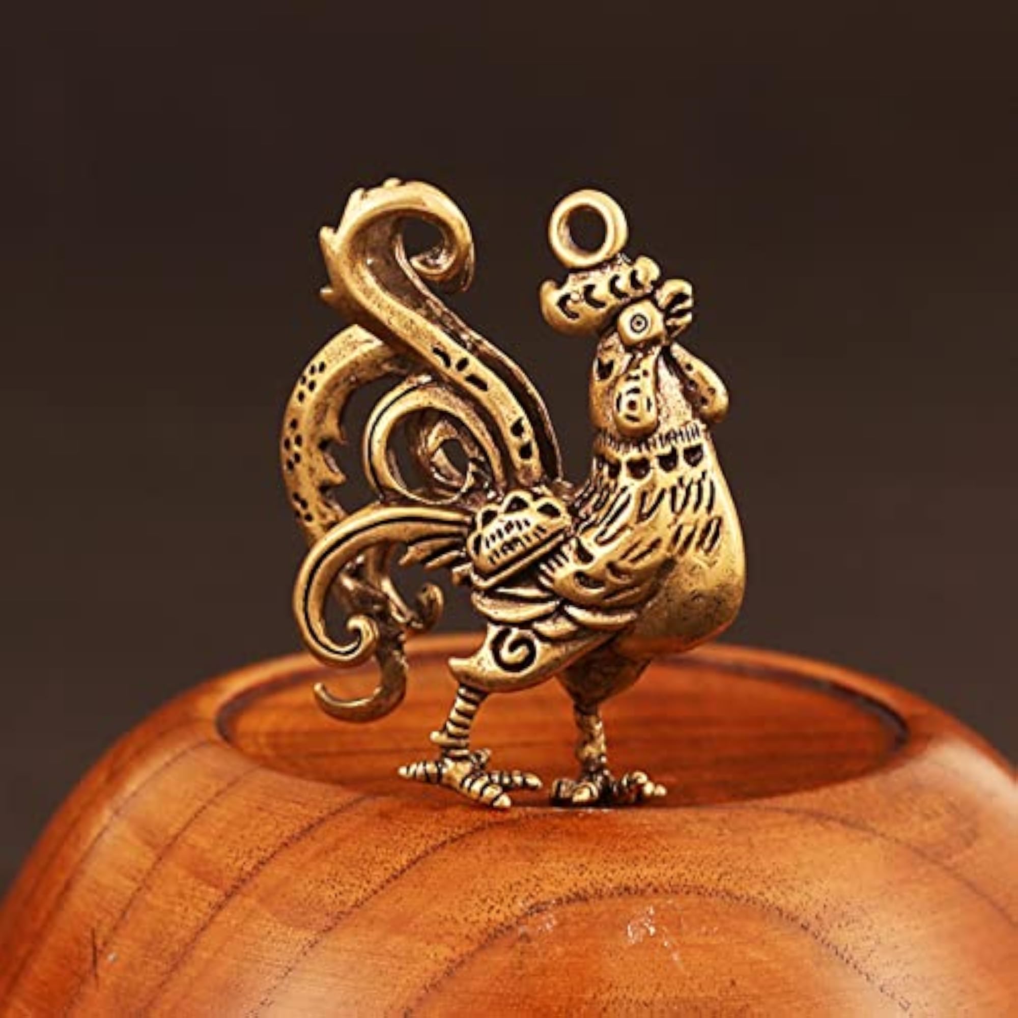Universal Retro Rooster Pendant Ornament for Home and Auto