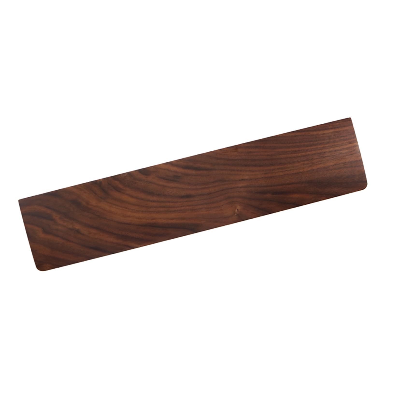 Housoutil Ergonomische Handgelenkauflage Komfortable Tastaturstütze aus Walnussholz 360x80mm Natürliche Holzstruktur für Computerarbeitsplatz