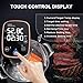 Sous Vide Machine, Sous Vide Cooker 1100W, Immersion Circulator Cooker with Touch Control, Accurate Temperature, Time Control and Fast heating, Low Noise, IPX7 Waterproof