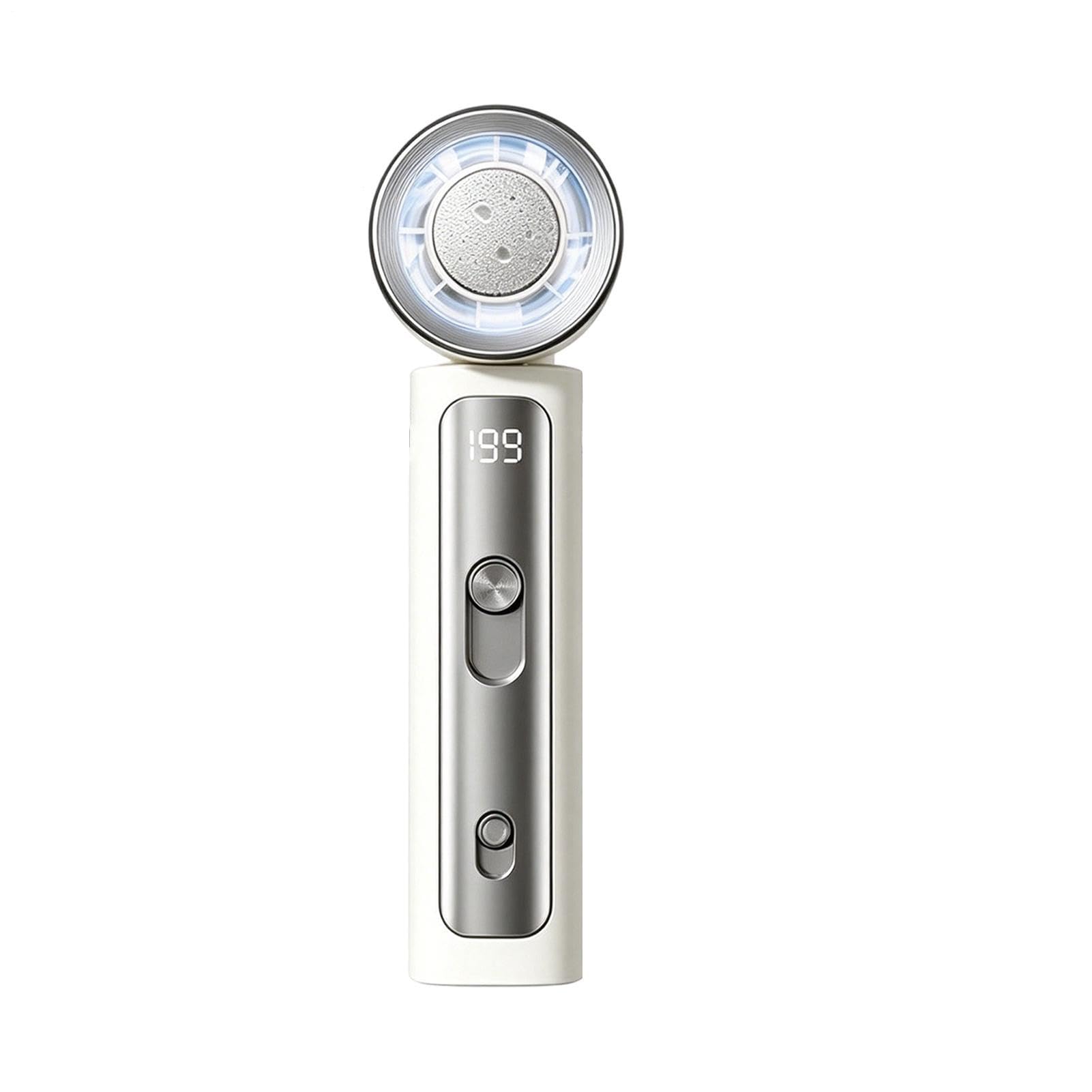 Ventilateur rechargeable pliable 199 vitesses à affichage LED pour bureau
