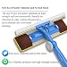 Merisny Limpiacristales 2 en 1 con Microfibra Telescópico Mango, 180 Grados Ajustable,...