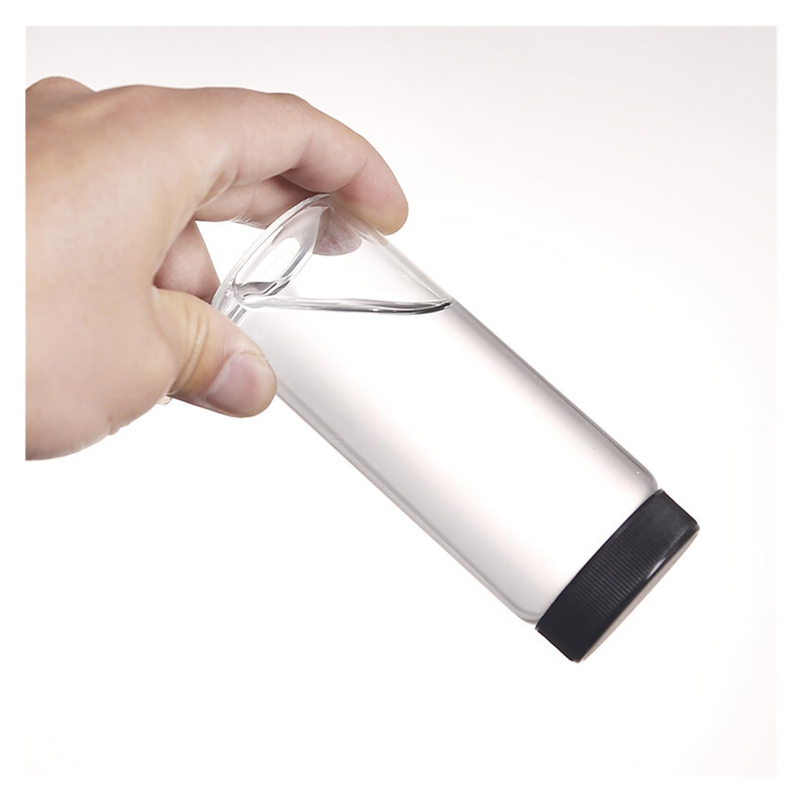 MENGKE 15 ml bis 200 ml Reagenzflasche aus Borosilikatglas mit hohem Borosilikatglasgehalt, Fläschchen for chemische Probenflaschen, Testflasche mit PTFE-Matte, Korrosionsschutzlabor(110ml 5pcs)