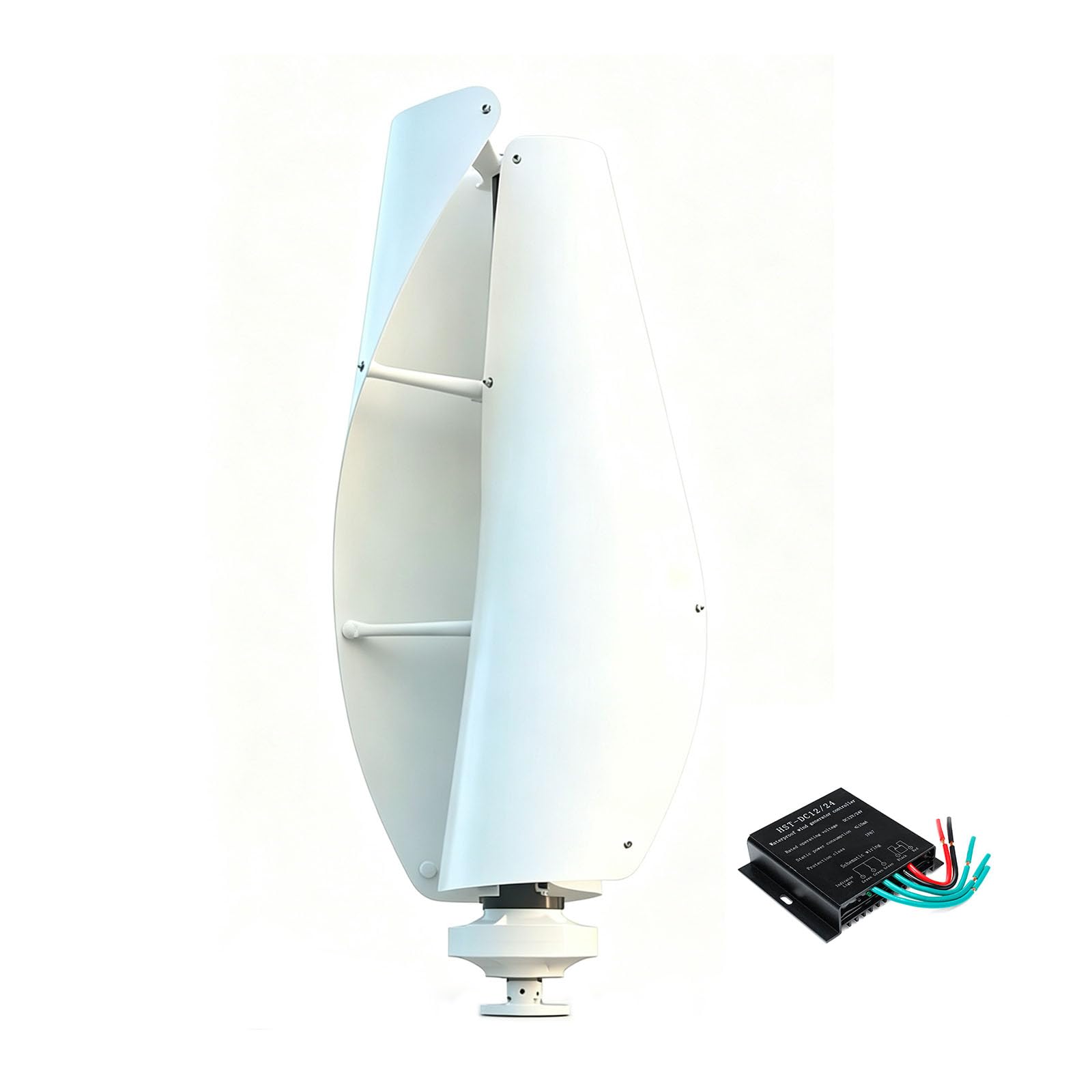Generador de Viento Vertical Espiral de bajo Ruido de 12V 1200W