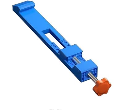 Circular Saw Guide Rail,Adjustable Cutting Machine Base Guide for 4-6 Inch Base for Woodcutting,Electric Circular Saw Milling Positioning Clamp for Wood Tile Precision Cutting TasksBlue