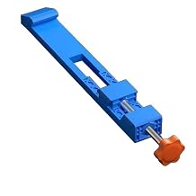 Circular Saw Guide Rail, Adjustable Cutting Machine Base Guide for 4-6 Inch Base for Woodcutting, Electric Circular Saw Milling Positioning Clamp, Cutting Positioning ToolBlue