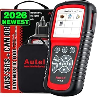 Autel AutoLink AL619 OBD2 Scanner, 2026 Newer ABS SRS Airbag Diagnostic Code Reader with10 OBDII Test Modes, Turn Off Check Engine Light, DTC Lookup, Live Data, Updated of MS319/ AL519/ ML519/ ML619