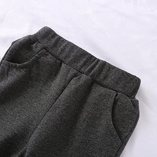 FedMois Dziecięcy dres treningowy, bluza dresowa + spodnie bawełniane, dinozaur beżowy, 110-116