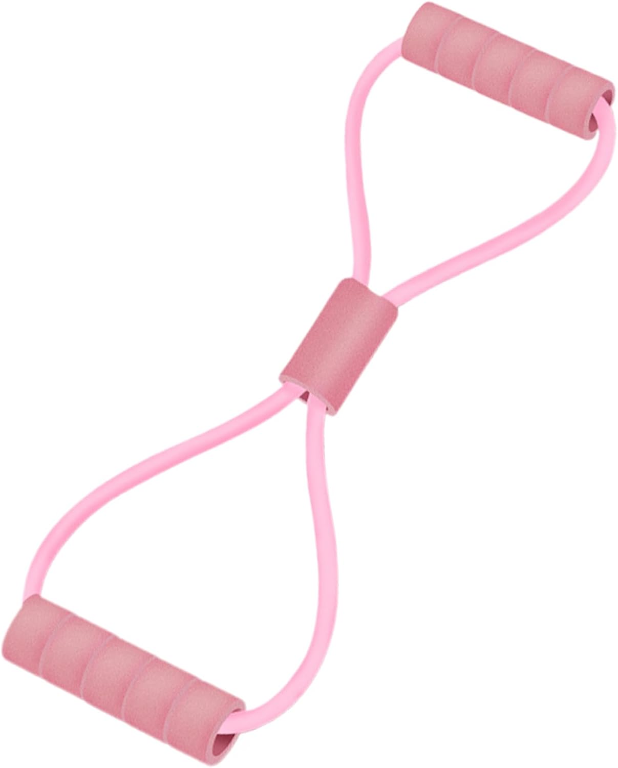 Figure 8 Resistance Bands with Handles,Arm Resistance Bands – Elastic Non-Slip Grips Portable Fitness Equipment for Yoga Travel Physical Workout Outdoor Office Gym