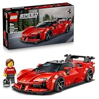 LEGO Speed Champions Ferrari SF90 XX Stradale Sportwagen - Modellbau mit sammelbarer Fahrer Minifigur - Geburtstagsgeschenkidee für Jungen ab 9 Jahren und Motorsportfans - 77254