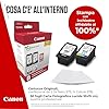 Canon Multipack Cartuccia & Carta - 2 Cartucce per Stampante Originali PG-575/CL-576 (1 x Nero, 1 x Colori) & 4x6 Carta Fotografica (50 x Fogli)