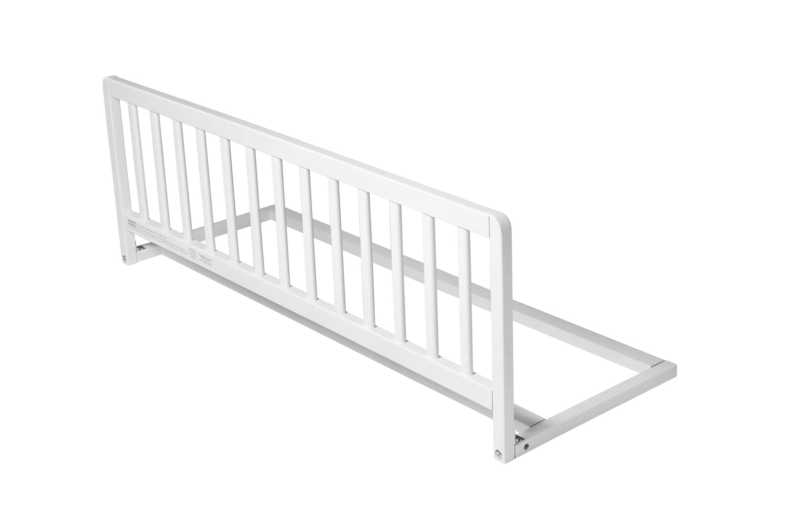 – Wooden Bed Guard, White, 38cm High x 110cm Wide, Toddler Bedrail for Safety, Secure Child Bed Rail, Pre-Assembled, Easy Installation