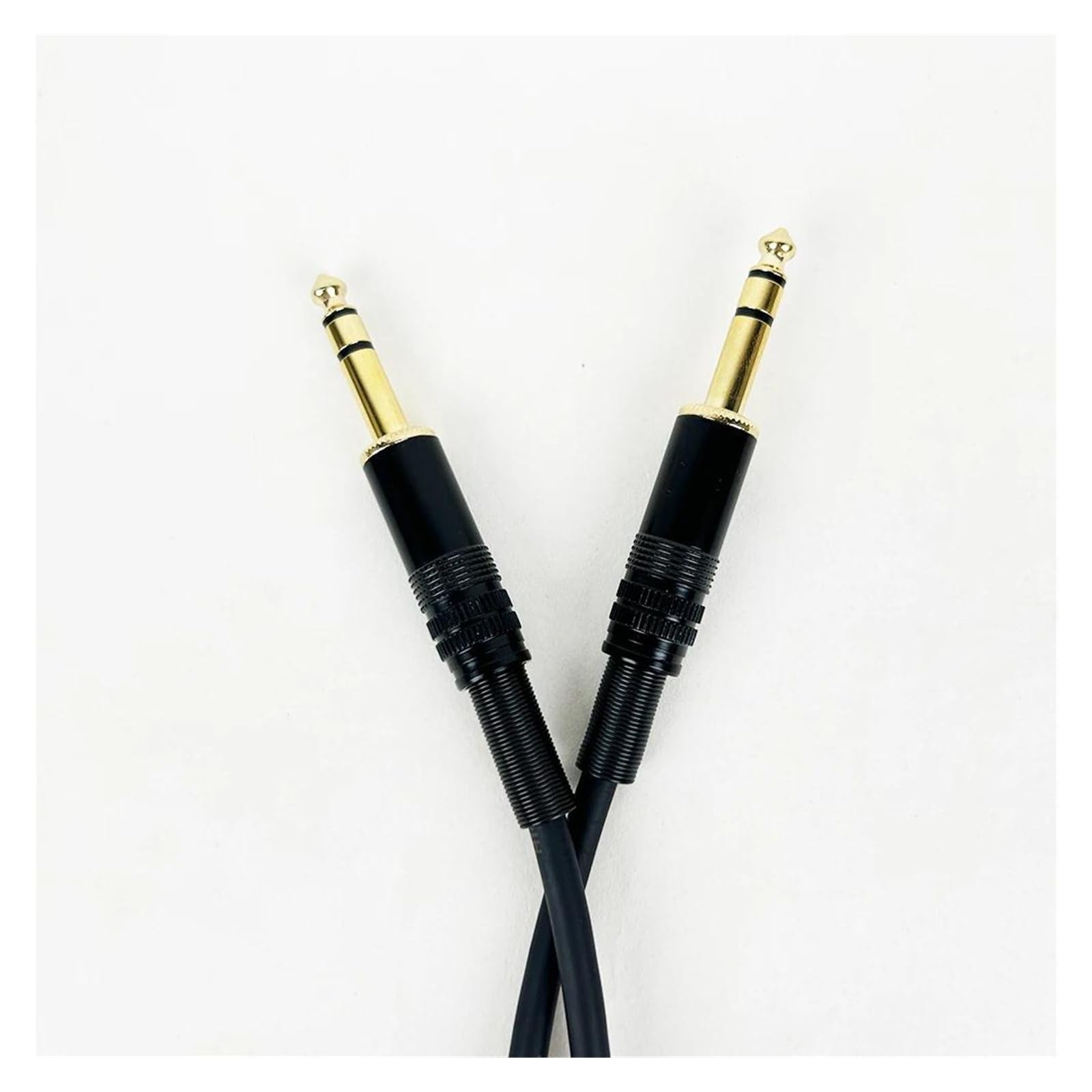 Cavo per chitarra Jack placcato oro da 6,5 ​​a 6,5 ​​1/4 '' Cavo per chitarra acustica Mandolino elettrico Cavo Audio per Strumento Chitarra (Color : A, Size : 300cm)