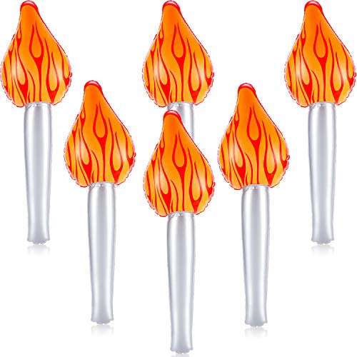 Torche gonflable en lot de 6 jouets gonflables de kermesse et défilé de carnaval