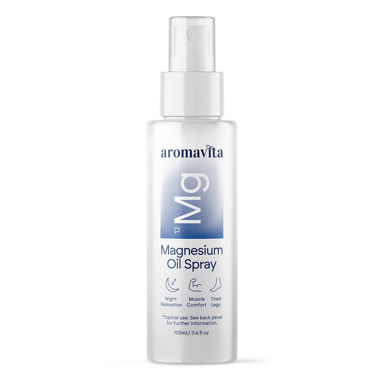 AROMAVITA Spray tópico de cloreto de magnésio Zechstein 103 mg/mL, 100 mL