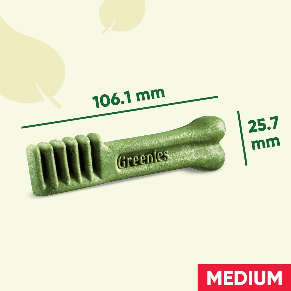 Greenies przekąska Regularne Dentals dla psów o powierzchni 11 kg do 22 kg (paczka 6 x 340g)