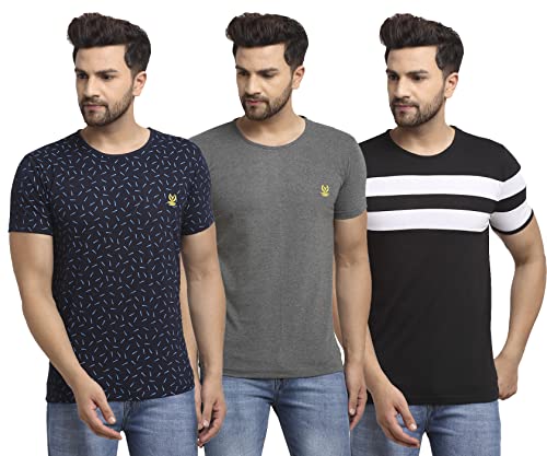 Image of Mack Jonney Men Cotton Half Sleeve Regular Fit T-Shirt