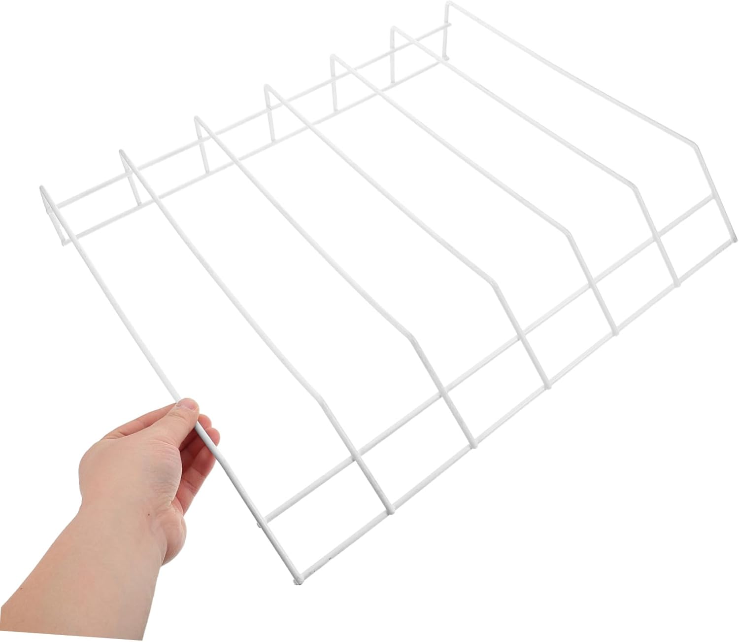 Multi-functional Refrigerator Organizer Dividers with Compartments Spacing Easy Installation Freezer Rack Partition Board for Beverage and Food Storage Compatible Fridge Divider