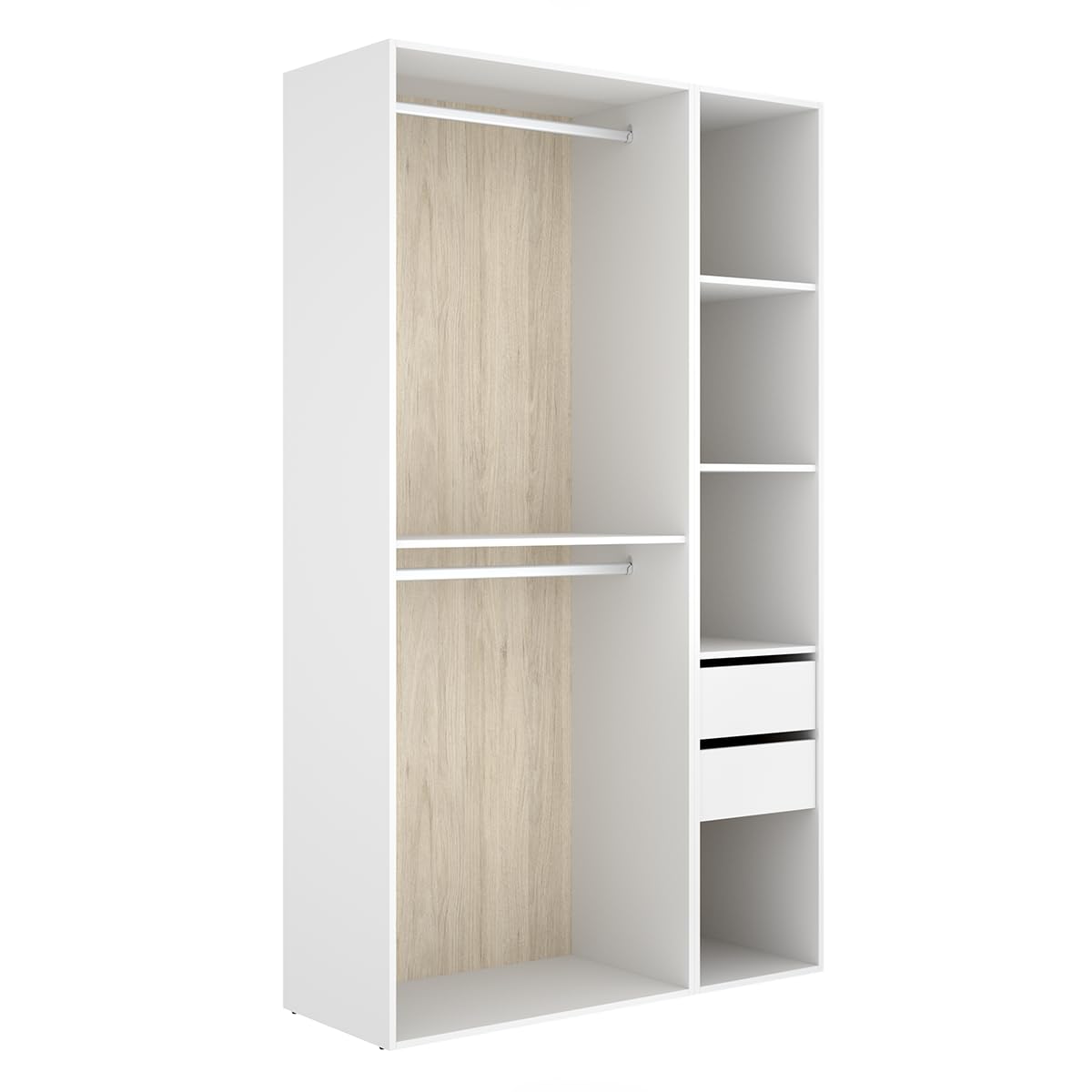 DEKIT Grupo RIMOBEL-Conjunto Armario-VESTIDOR con Trasera Reversible