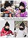 Senker Fashion Winter Kids Hat and Gloves Set for Boys Girls Toddler Pompom Knit Thick Warm Fleece Lined Cold weather