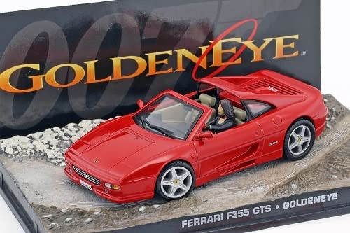 007 フェラーリ F355 GTS(1/43スケール)　ミニカーコレクション Amazon | Altaya 1/43 フェラーリ・F355 GTS red 007 ゴールデンアイ