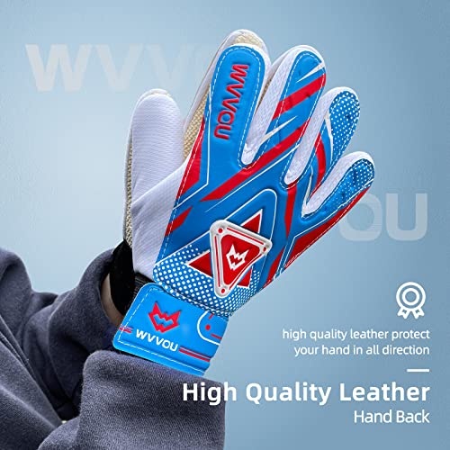 Goalkeeper Gloves for Kids Youth, Soccer Goalie Gloves with Double Protection, Anti-Slip Soccer Gloves, Super Grip - Image 6