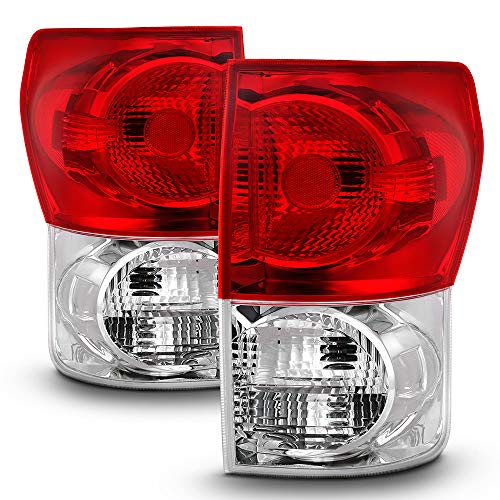 ACANII - For 2007 2008 2009 Toyota Tundra Factory Style Tail Lights Rear Braek Lamps Replacement Driver & Passenger Side