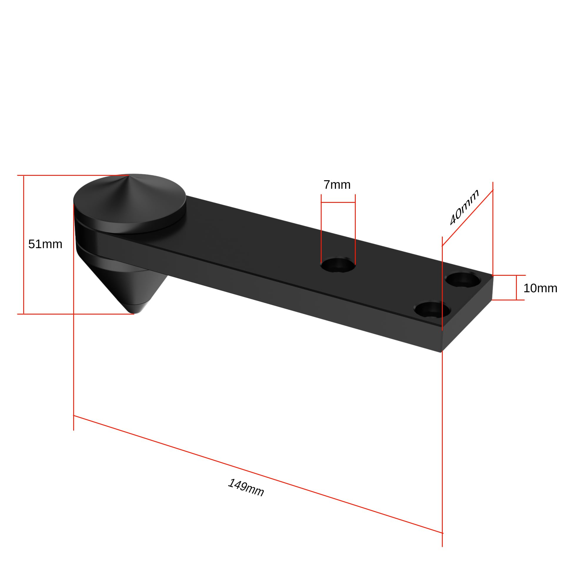 Monosaudio 4 punte per altoparlante, in alluminio, ammortizzatori, piedini isolanti, piedini per dispositivi resistenti agli urti, per librerie, subwoofer, amplificatori