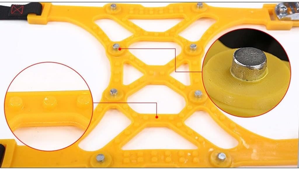 6pcs Car Snow Chain Off Road Snow Car Chains Tyre Winter Roadway Safety ATV Anti-Skid Car Snow Chains Tire Chain for Wheels