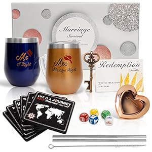 Cool Bridal Shower Gifts For Bride to Be | Unique Engagement Gifts for Couples | The Marriage Survival Kit | Best…