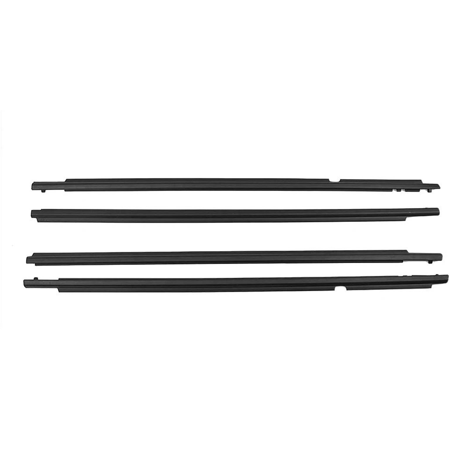 Black Car Window Rubber Seal For Toyota For Corolla 2009 2010 2011 2012 7573012300 Exterior Window Trim Sealing Strip Window Weatherstrip(Black)