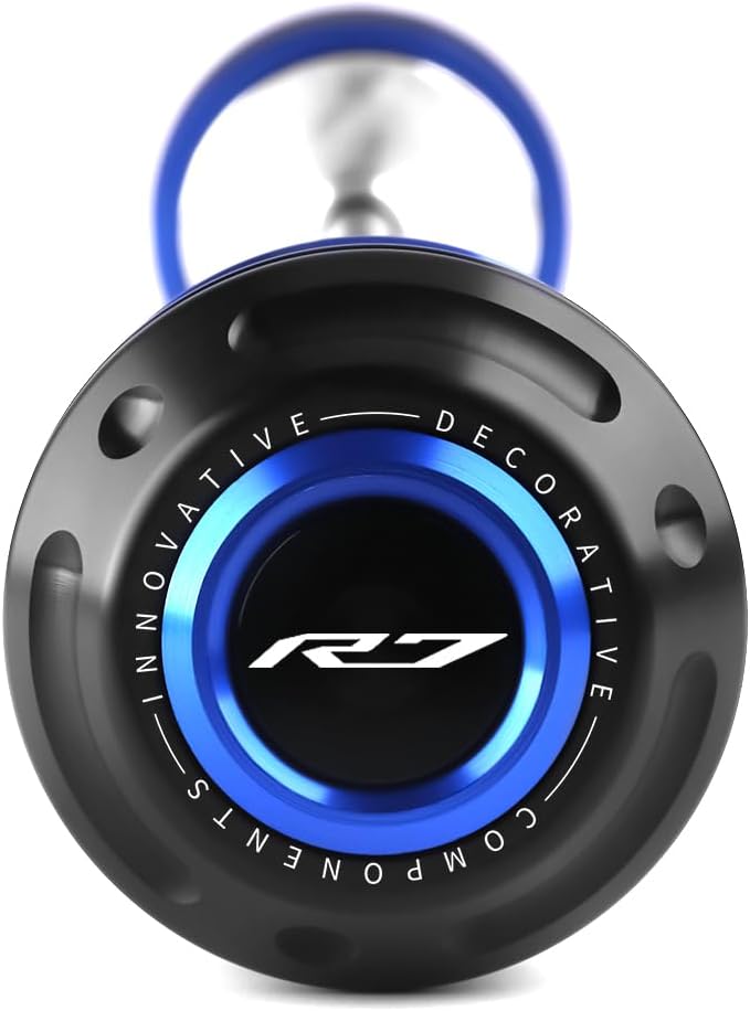 Modeer Motorcycle Front Axle Sliders For YZF R7 (2022 2023 2024 2025) Falling Protection Front Axle Fork Wheel Crash Pad yzf-r7 yzfr7 Accessories (blue)