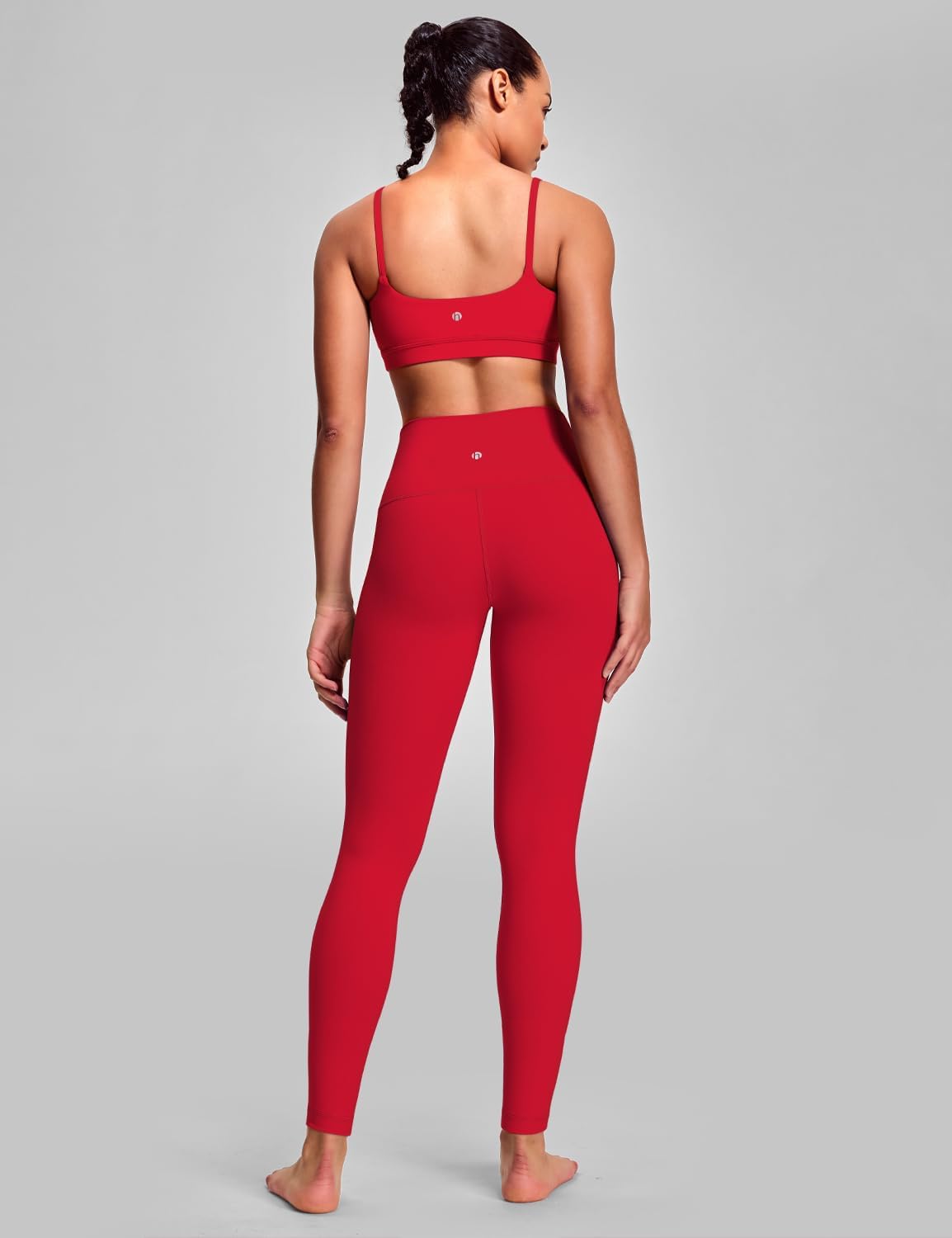 HeyNuts Workout Pro Leggings 28'', Compression High Waisted Workout Pants Full Length - Image 2