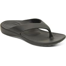 Aetrex Maui Orthopedic Mens Flip Flops - Arch Support Shock Absorption w/UltraSKY EVA Foam Pressure Relief Water-Friendly Flip Flops for Men