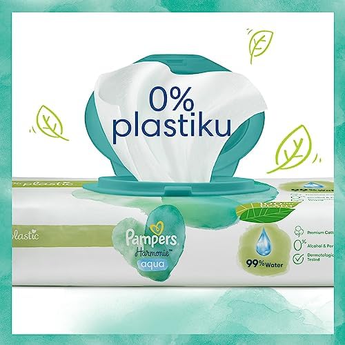 Pampers Harmonie Aqua Chusteczki Nawilżane, (4x48) 192 sztuki