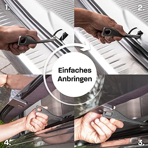 040 Parts Extra langer Frischluft Heckklappen Aufsteller 20 cm für VW T6, T5, T4 California Beach, Golf und viele mehr.