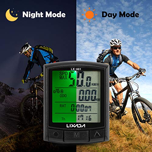 Domary Bicicleta Computador para Ciclismo Bicicleta Velocímetro Odómetro MTB Computador para Bicicle