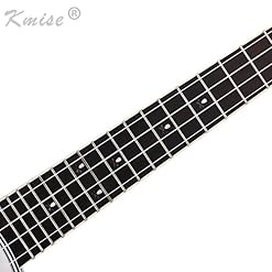 Kmise Ukulélé banjo LGPREM 4 cordes Ukulélé Concert Ukulélé avec accordeur de sac 58,4 cm – Image 6