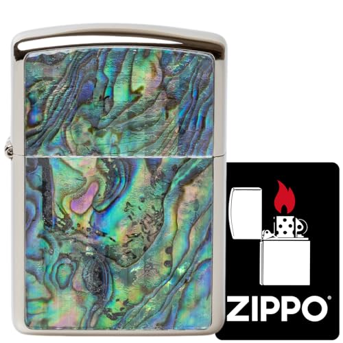 Encendedor Zippo Aceite con Sticker Protector Plateado miniatura 2