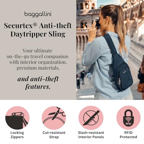 Baggallini Securtex Anti-Theft Daytripper Sling2